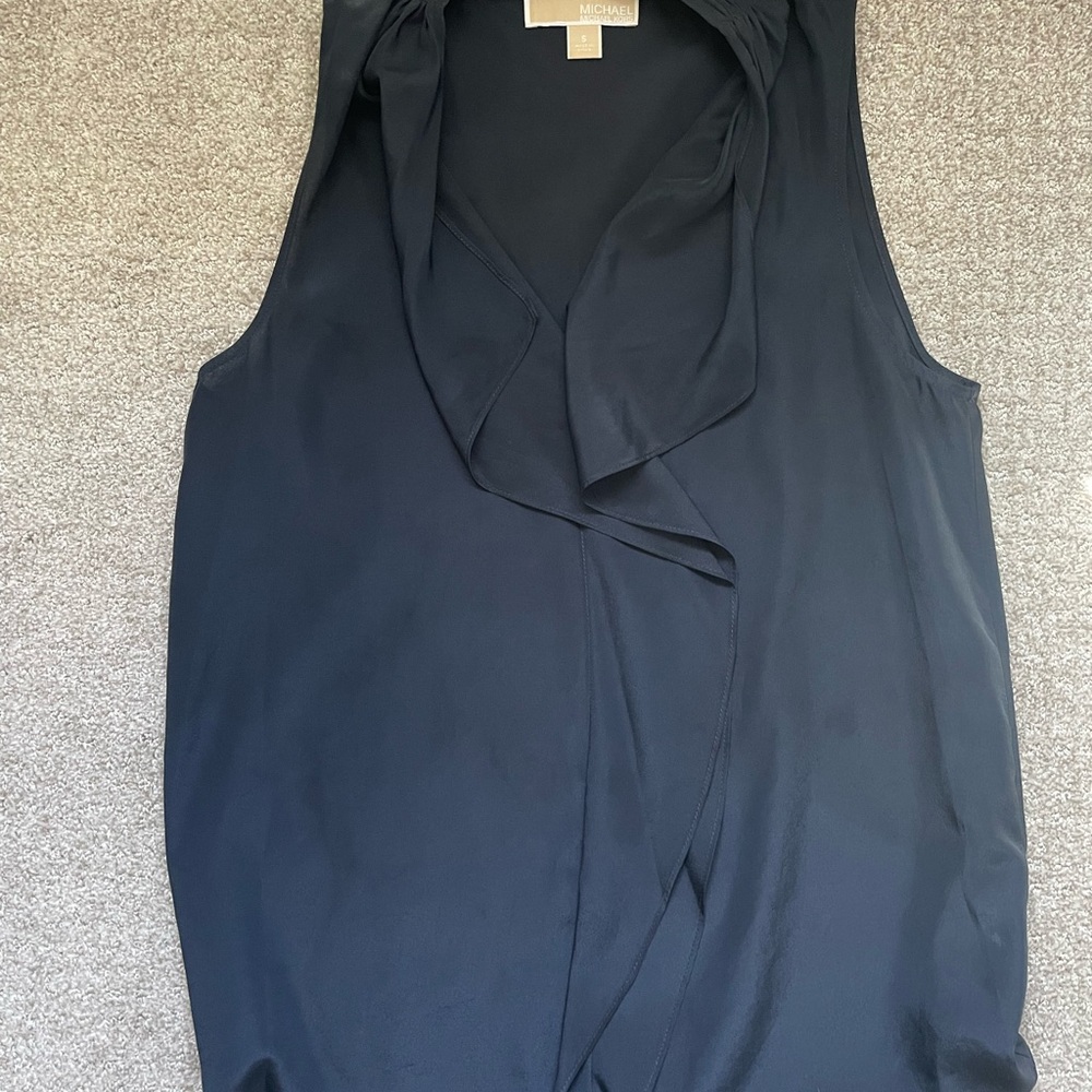 Michael Kors Navy Sleeveless Women's Top